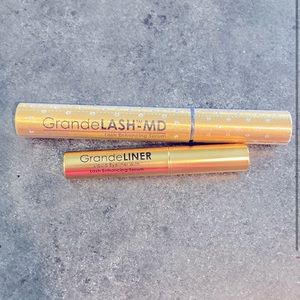 Never used eyelash enhancing serum and liquid eyeliner to help grow lashes